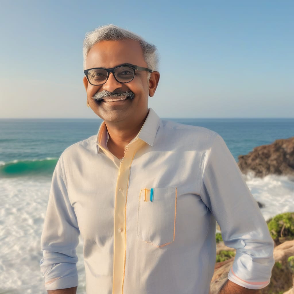 A photo of Aravind Menon, the founder of True Maker